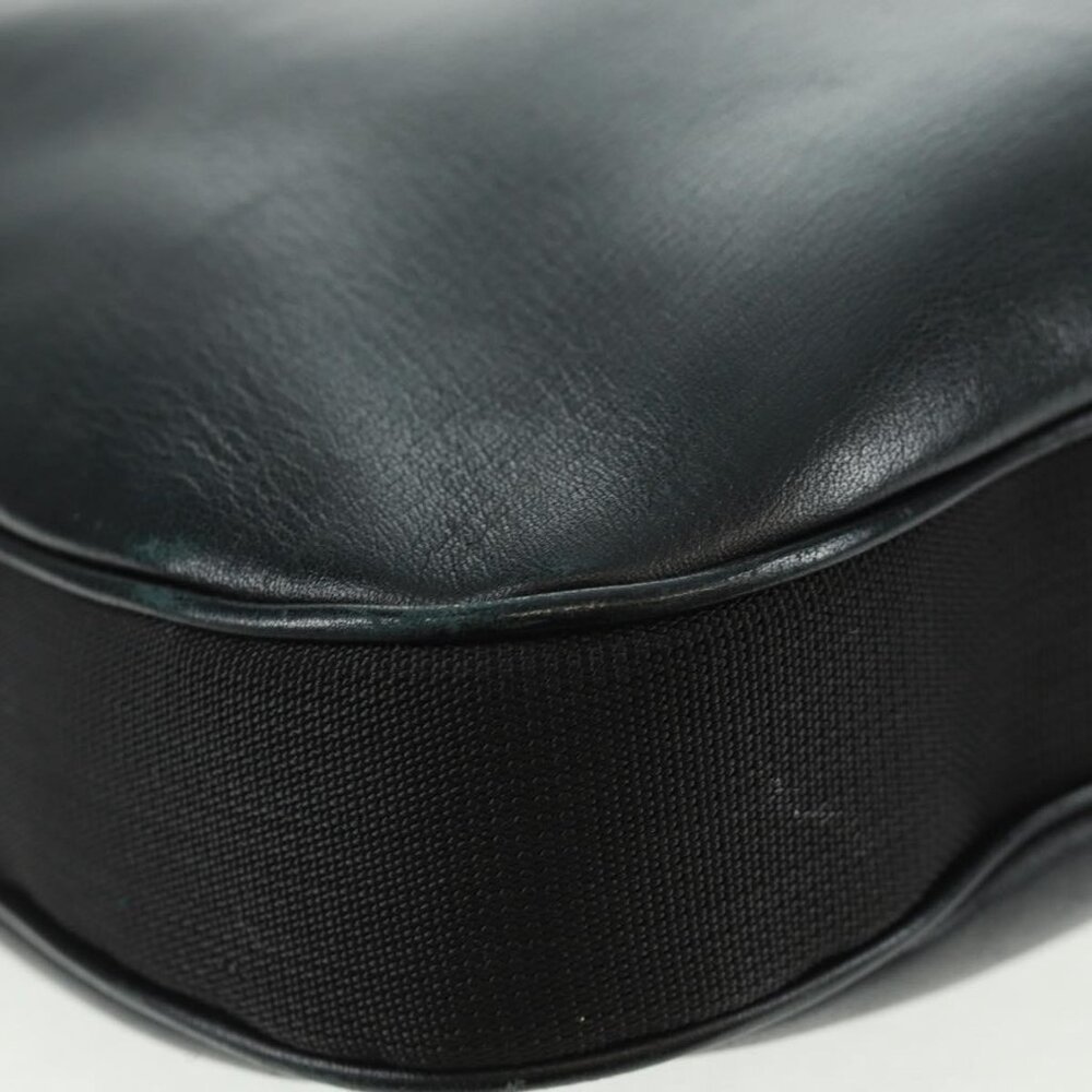 Authentic GUCCI Shoulder Bag Leather Black Silver 001 3341 3444 - Picture 4 of 16